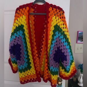 RAINBOW CARDIGAN🌈✨🪩